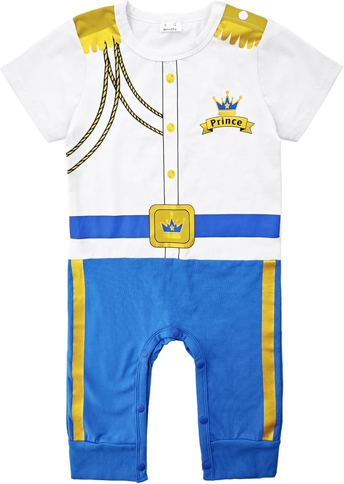 Baby Boys Charming Prince Astronaut Doctor Outfit Newborn Infant Girls Halloween Vampire Bats Cosplay Costumes