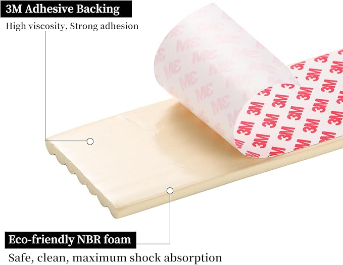 Corner Protector for Baby, Widen Edge Protector with Adhesive Backing, Baby Proofing Edge Corner Protect Self Adhesive Furniture Guard Bumper for Table, Desk, Fireplace (White, 6.6ft)