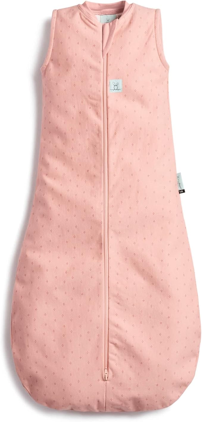 ergoPouch Jersey Sleeping Bag 0.2 TOG – Arms-Out Baby Sleep Sack, Ideal Transition from Swaddling, Slim Fit Keeps Baby Secure & Comfortable, Soft Breathable Fabric (8-24 Months, Berries)