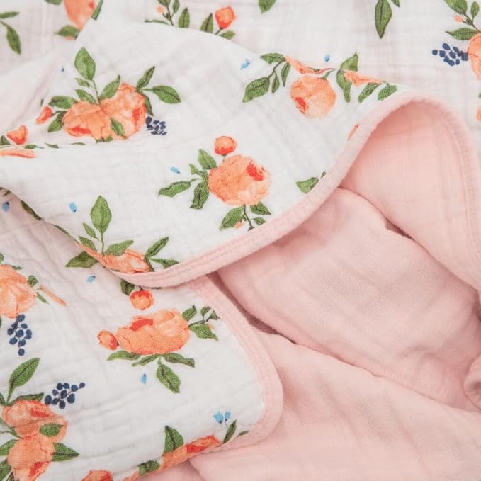 Cotton Muslin Quilt - Watercolor Roses by Unreleased