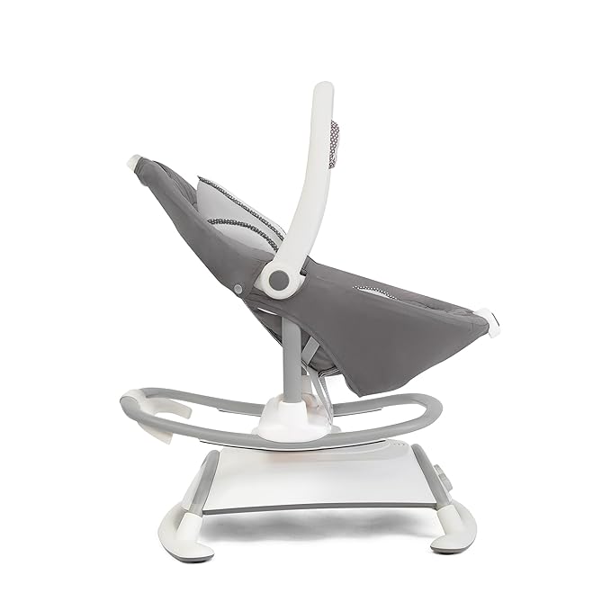 Joie Cinnamon 2-in-1 Glider and Rocker – Multi-Motion Baby Swing and Rocker Combo with Plush Fabrics, Compact Design, and Multiple Recline Positions – Soothing Sounds & Gentle Vibrations (Frankie)