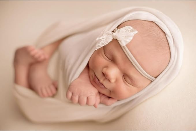 Newborn Photography Props Swaddle Newborn Wraps for Baby Boys Girls Infant Baby Photo Props Shoot Stretch Blanket