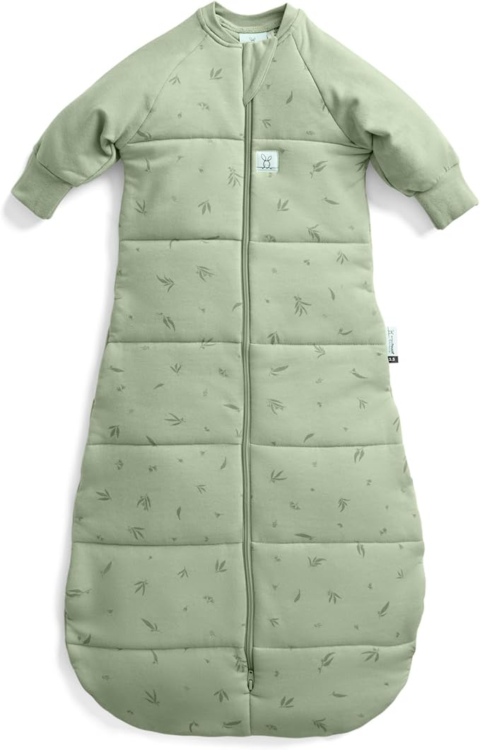 ergoPouch Jersey Sleeping Bag 3.5 TOG – Arms-Out Baby Sleep Sack, Ideal Transition from Swaddling, Slim Fit Keeps Baby Secure & Comfortable, Soft Breathable Fabric (8-24 Months, Willow)