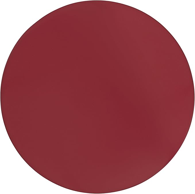 Kate and Laurel Wegner Transitional Wooden Round Drink Table, 8 x 8 x 23, Gloss Red, Modern Durable Pedestal Table for Use as Indoor Plant Stand, or Decorative Living Room Decor Accent