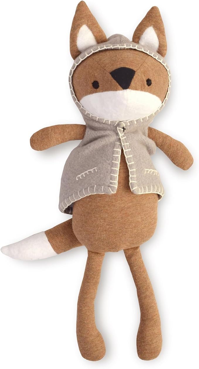 Crane Baby Handmade Soft Plush Stuffed Animal Toy, Cuddle Me Baby Companion, Nursery Essential Gift for Boys and Girls Frankie Fox Woodland Plush Toy