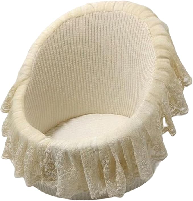 Almencla Mini Posing Sofa Baby Girls Boys Shooting Couch Small Sofa Photo Studio Photo Shooting Chair Seat Photography Props, A