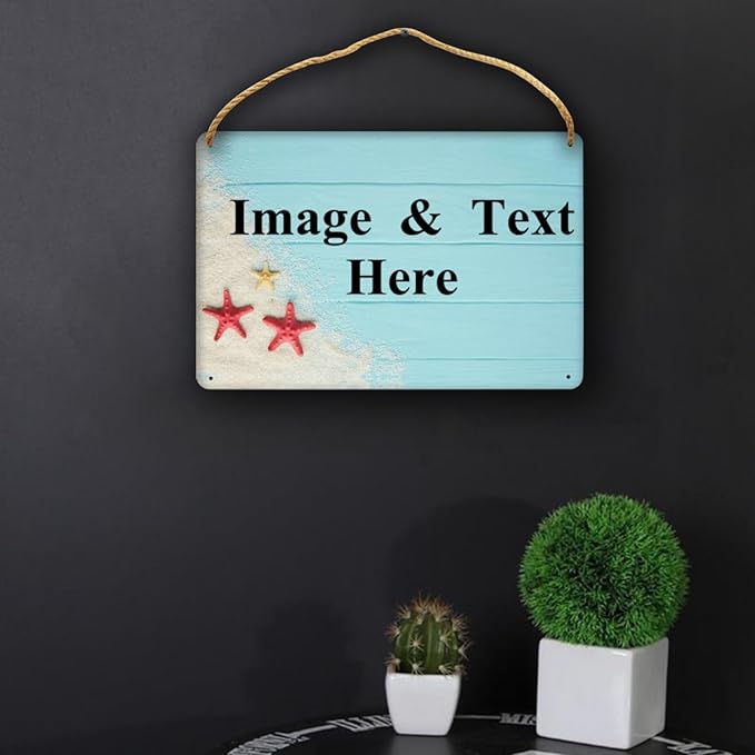RETEHULO Personalized Custom Decorative Signs Plaques Wooden Hanging Wall Sign, Boys Girls Bedroom Art Wall Decor Custom Name Kids Baby Nursery Plaque