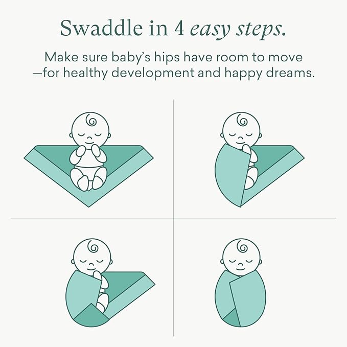 PurComfy Supersoft Swaddle Blanket, Premium Bamboo Viscose Baby swaddling Blankets for Newborns, Lightweight & Breathable Swaddle Blankets for Boys and Girls, 47” x 47”, Neutral Baby Essentials