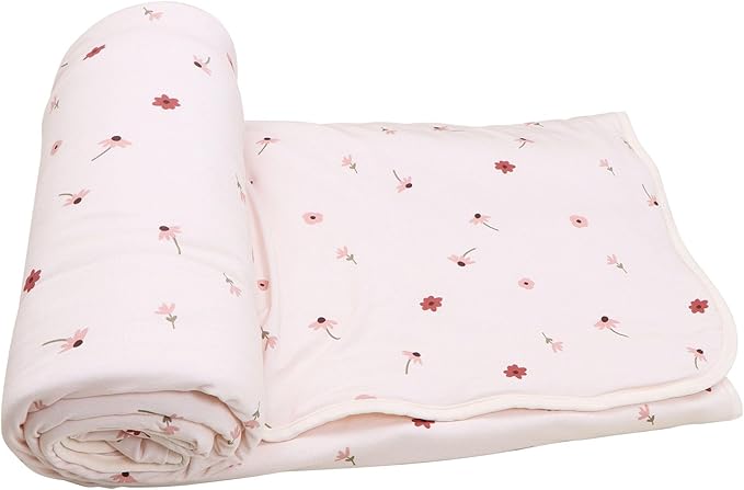 Nyte Nyte Baby - 1.0 TOG Soft Baby Quilted Blanket - Lightweight and Breathable, Ideal for Newborns and Toddlers, 39" x 57", Machine Washable, Daisy