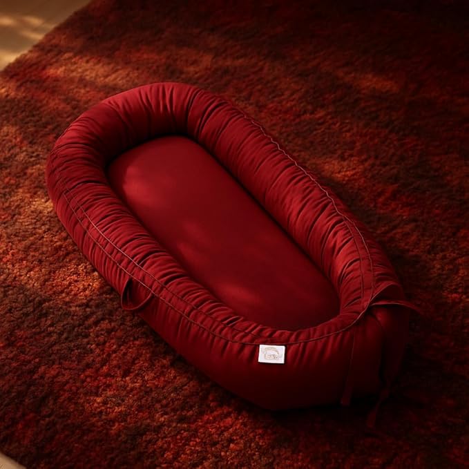 Baby Lounger, Infant Lounger for Newborn,Portable Baby Nest Cover Breathable & Soft, Newborn Essentials