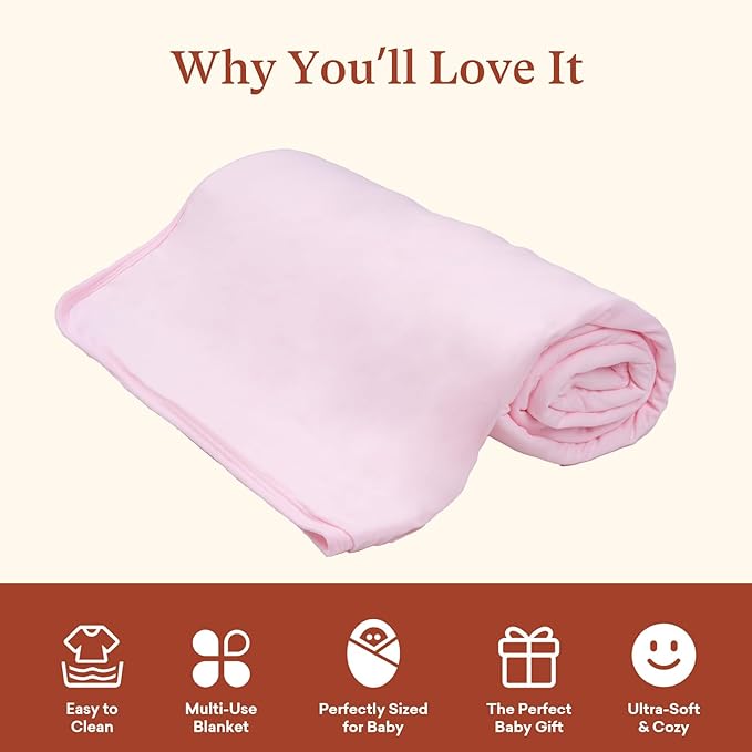 Baby Comforter, 30 x 40 inch Lightweight Ultra-Soft Baby Crib Quilted Blanket for Boys Girls