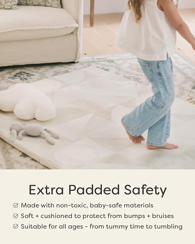 House of Noa Foldable Baby Tumbling Mat – Foldable Kids Play Mat | Durable, Stylish, and Cushioned Design