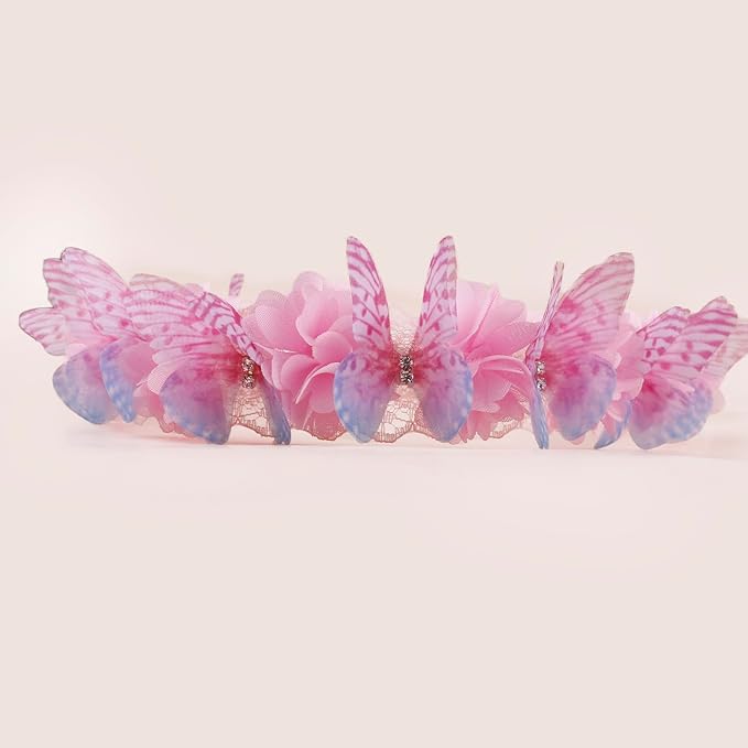 New Model Children Girl Lace Headbands Lace Flower Hairbands 2pcs Hair Accessories Gift for Children (lace-3)