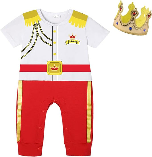 Baby Boys Charming Prince Astronaut Doctor Outfit Newborn Infant Girls Halloween Vampire Bats Cosplay Costumes