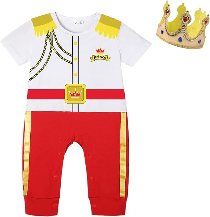 Baby Boys Charming Prince Astronaut Doctor Outfit Newborn Infant Girls Halloween Vampire Bats Cosplay Costumes