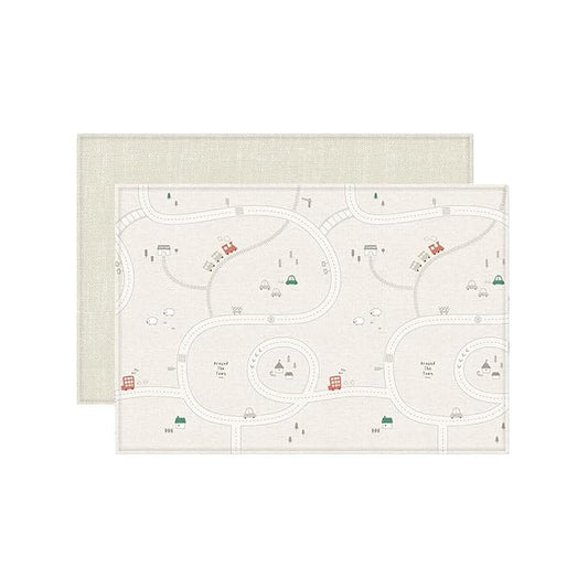 La Pure Soft Play Mat - Around Town + Fabric Beige (Medium)