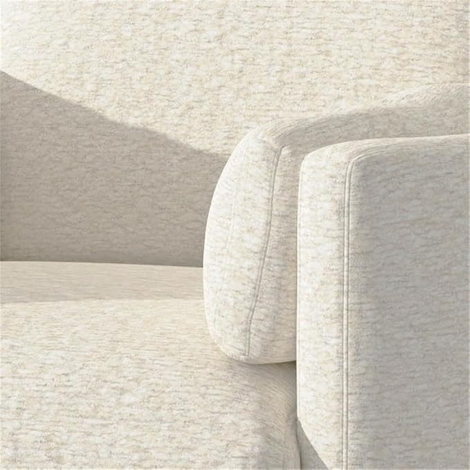 Parker Living Radius Contemporary Chenille Fabric Power Swivel Glider Recliner with Luxurious Foam, USB Charger, Chaise-Style Footrest, 240-Degree Swivel, in Revel Oyster/White Finish