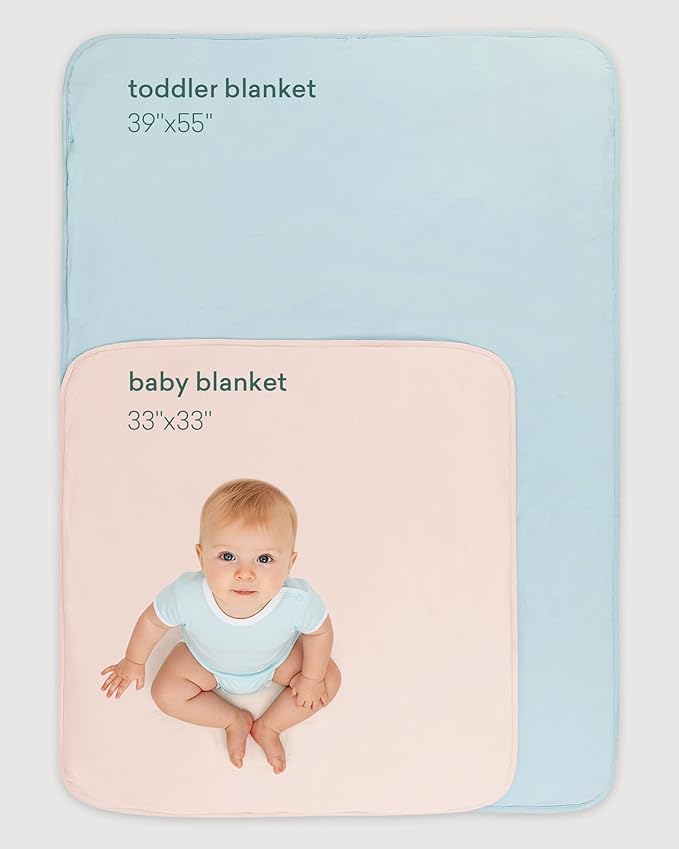PurComfy Supersoft Toddler Comforter, Premium Bamboo Viscose Crib Blanket, Breathable 1.0 Tog Crib Quilt for All Seasons 39"×55"