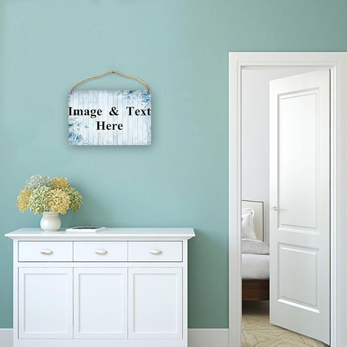 RETEHULO Personalized Custom Decorative Signs Plaques Wooden Hanging Wall Sign, Boys Girls Bedroom Art Wall Decor Custom Name Kids Baby Nursery Plaque