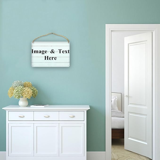 RETEHULO Personalized Custom Decorative Signs Plaques Wooden Hanging Wall Sign, Boys Girls Bedroom Art Wall Decor Custom Name Kids Baby Nursery Plaque