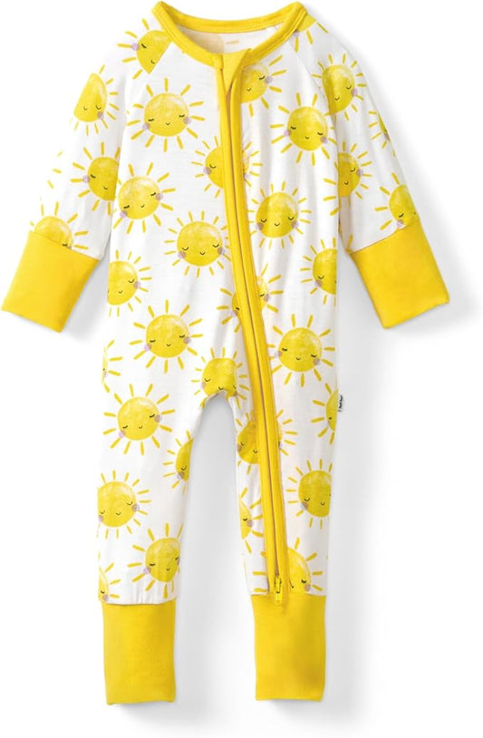 Little Sleepies Pajamas for Baby Boys & Girls, Viscose from Bamboo Baby Pajamas, Preemie & Newborn Sleepers, 2-Way Zipper PJs