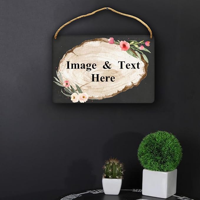 RETEHULO Personalized Custom Decorative Signs Plaques Wooden Hanging Wall Sign, Boys Girls Bedroom Art Wall Decor Custom Name Kids Baby Nursery Plaque