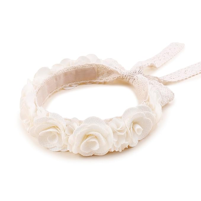 New Model Children Girl Lace Headbands Lace Flower Hairbands 2pcs Hair Accessories Gift for Children (lace-4)