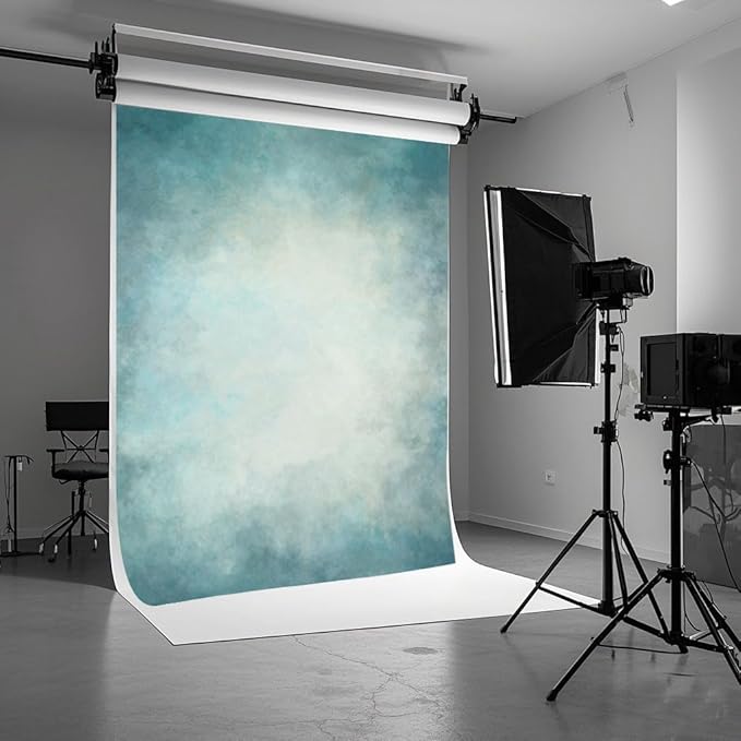 5x7ft Light Green Mottled Abstract Photography Backdrops Bright Mottled Photo Backdrop for Studio Prop