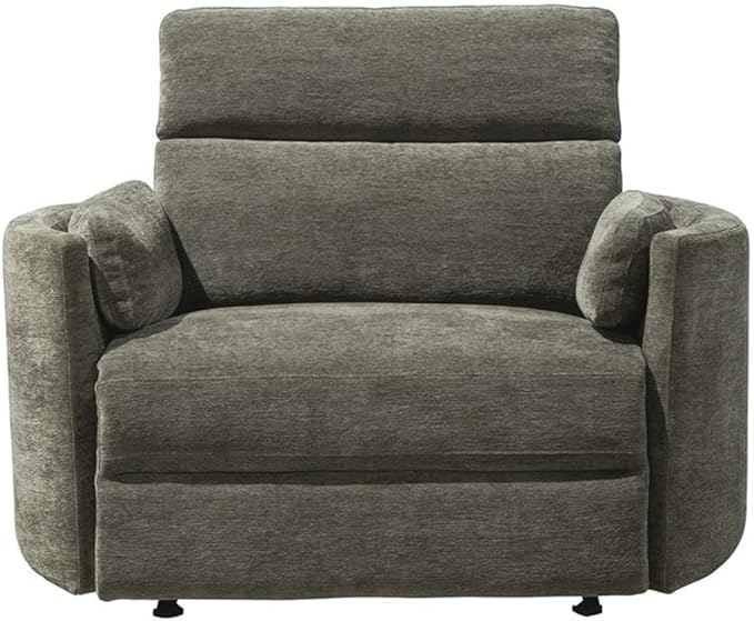 Pemberly Row XL Krypton Extra Wide Power Glider Recliner (Two Pack) with USB Charging Ports and Comfort Pillows for Living Room