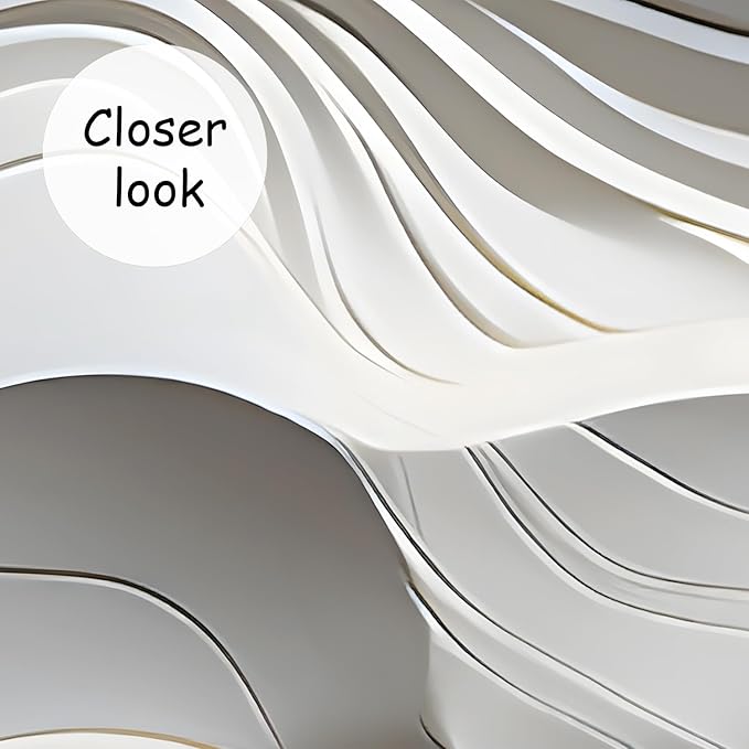 AFZEVEB-3D Stereo Relief Lines Living Room Background Wallpaper Mural 114"x74"(Not Peel and Stick)
