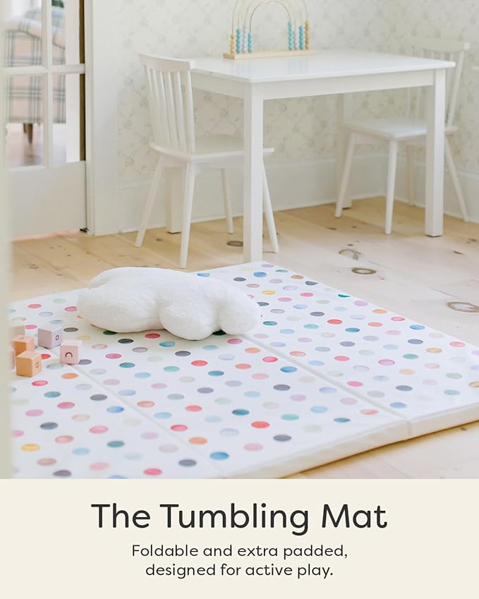 House of Noa Foldable Baby Tumbling Mat – Foldable Kids Play Mat | Durable, Stylish, and Cushioned Design