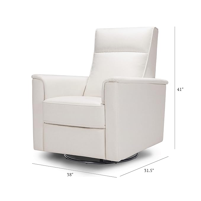 Namesake Willa Recliner in Eco-Performance Fabric | Water Repellent & Stain Resistant Performance Cream Eco-Weave