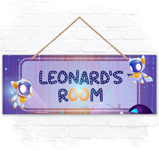 Custom Boy/Girl Name Sign Personalized Children Decor Sign For Kids Room, Christmas Gift And Wall Sign 5x13 Inches, ACM, Made in USA