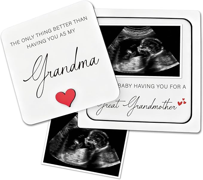 Pregnancy Announcement for Grandma, Ultrasound Picture Frame Surprise Box, The Only Thing Better Than Having You As My Grandma, Baby Coming Soon Pregnancy Announcement Gifts
