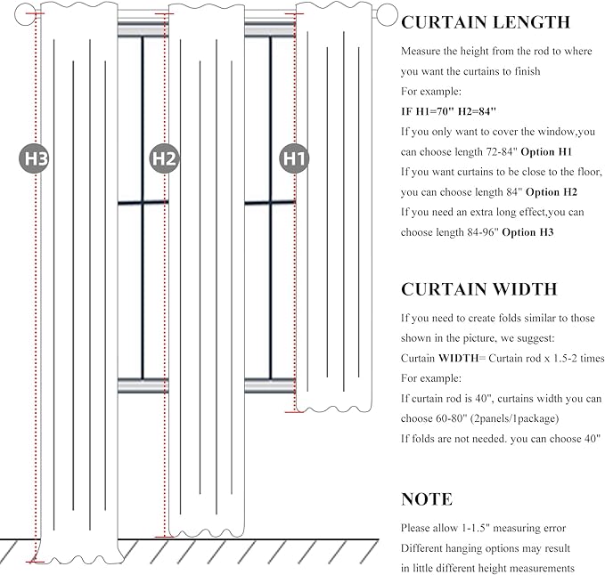 132 Inch Curtains Extra Long Living Room for Large Window 11 FT Length 2 Panels, Blackout Room Darkening Linen Back Tab Pleated Traverse Curtain for Track Ceiling Mount with Hooks Rings