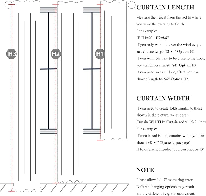 Back Tab Dark Olive Green Curtains 120 Inch Long 2 Panels Set for Living Room Bedroom, Rod Pocket/Pleated Light Blocking Extra Long Thermal Insulated Room Darkening Blackout Curtains/Drapes