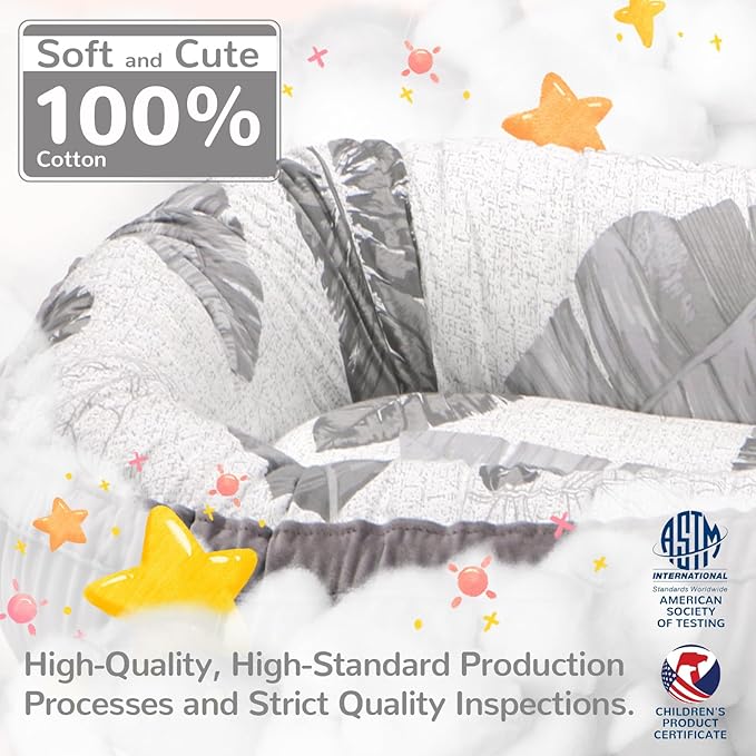Baby Lounger, Infant Lounger for Newborn,Portable Baby Nest Cover Breathable & Soft, Newborn Essentials