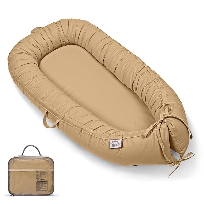 Baby Lounger, Infant Lounger for Newborn,Portable Baby Nest Cover Breathable & Soft, Newborn Essentials