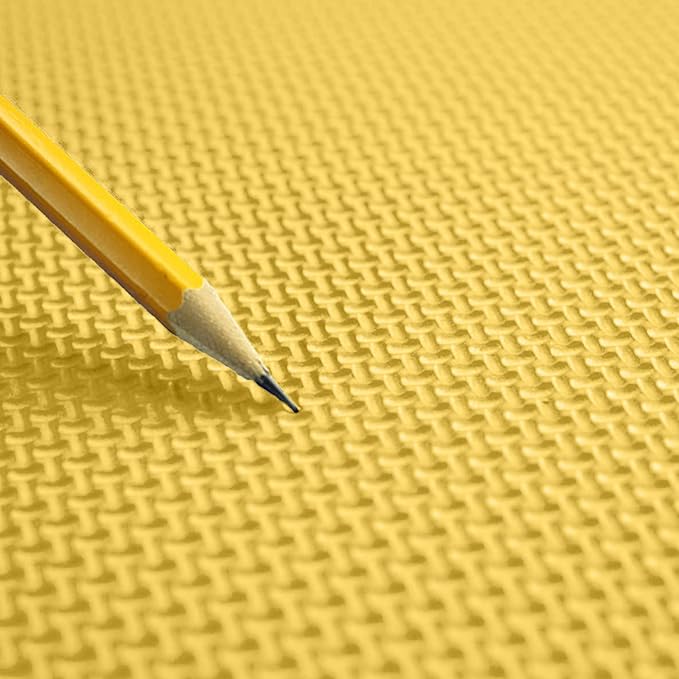 FlooringInc's 1/2" Soft Non-Toxic Baby Play Mat, Toddler Playmat, Colorful Puzzle PlayMat, Floor Mats for Kids & Babies, EVA Foam Interlocking Tiles for Nursery & Playroom | Yellow, 78 Tiles, 312 SqFt
