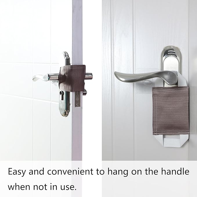 Soft Quiet Door Closer, Reduce Slamming Noise, Anti-Slamming Latch Covers for Light Sleepers, Babies (3, Purple, 4.1 * 3.1 inches)