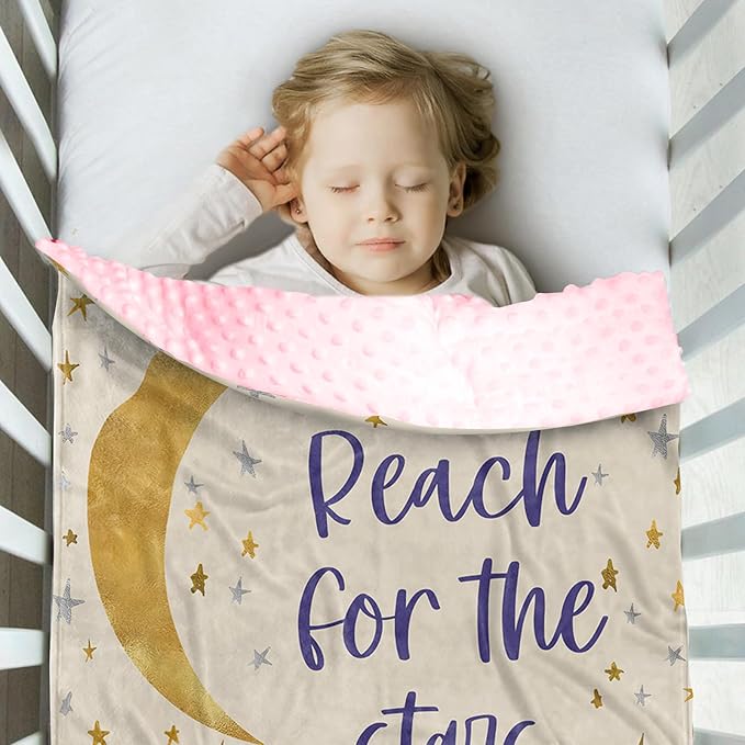 Personalized Baby Blankets for Girls, Custom Name Purple Owl Baby Blanket, Soft Receiving Blanket for Newborns and Toddlers, Ideal for Baby Showers and Nursery Decor