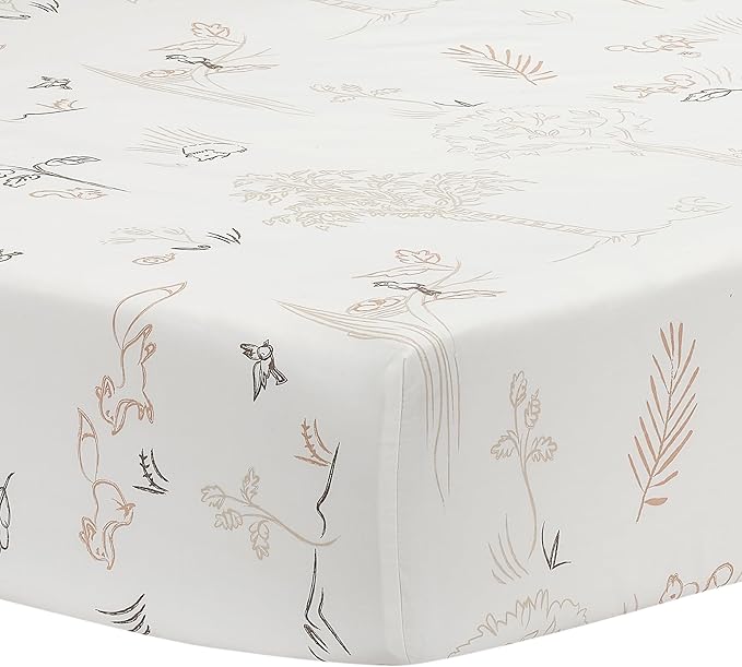 Lambs & Ivy Treetop Fox Woodland Tree Nursery 3-Piece Baby Crib Bedding Set