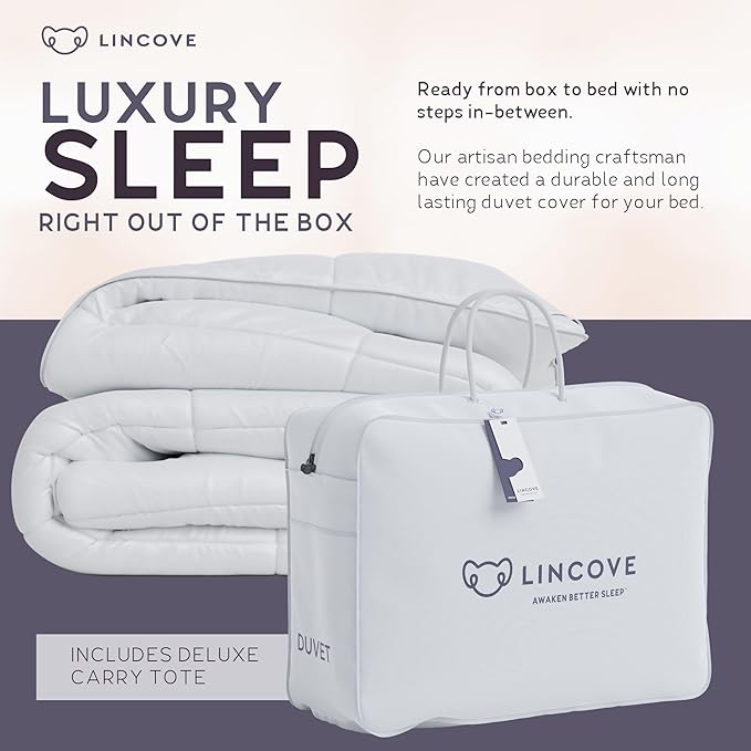Down Alternative Comforter – Corner Loops in Each Corner, 400 Thread Count 100% Cotton Sateen Shell, Soft and Plush Feel, Queen Size: 90”x90”