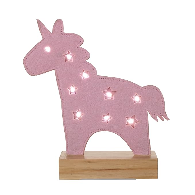 NoJo Little Love Pink Unicorn Lighted Nursery Décor