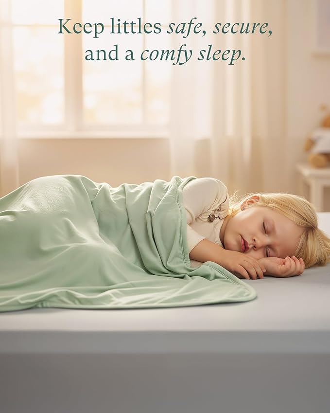 PurComfy Supersoft Baby Blanket, Premium Bamboo Viscose Baby Quilt, Hypoallergenic and Breathable, for Newborns, 33"×33"