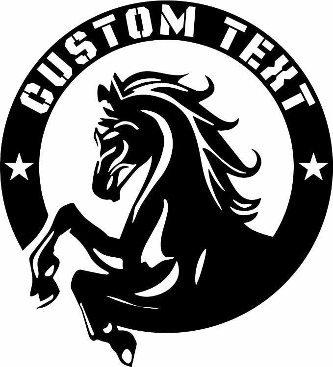 Personalized Horse Metal Sign – Handcrafted Horse Head Wall Art- Perfect Decor for barns, stables, porches, hallways, living rooms, or bedrooms