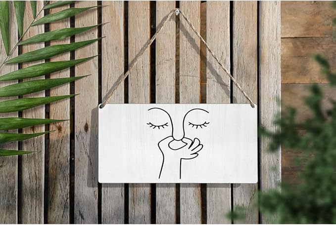Funny Bathroom Decor Bad Smell Humorous Sign Wood Wall Decor for Half and Guest Bathroom Toilet Shelf Restroom Washroom Decor 12 × 6 Inch