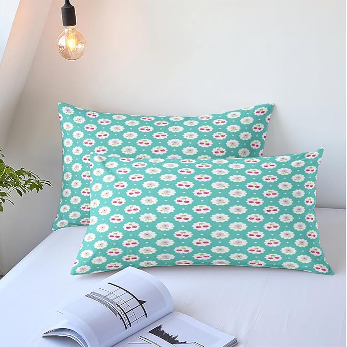 Garden Style Duvet Cover Floral Print Bedding Sets Twin Pink White Floral Comforter Cover Chic Flower Print Duvet Cover for Girl Women Boho Flower Duvet Cover with Zipper Closure