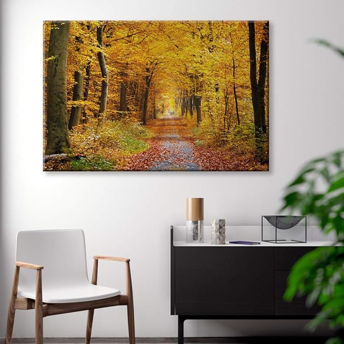 SIGNWIN-Canvas Wall Art-Sunshine in The Forest -Canvas Prints Home Artwork Decoration for Living Room,Bedroom - 24x36 inches