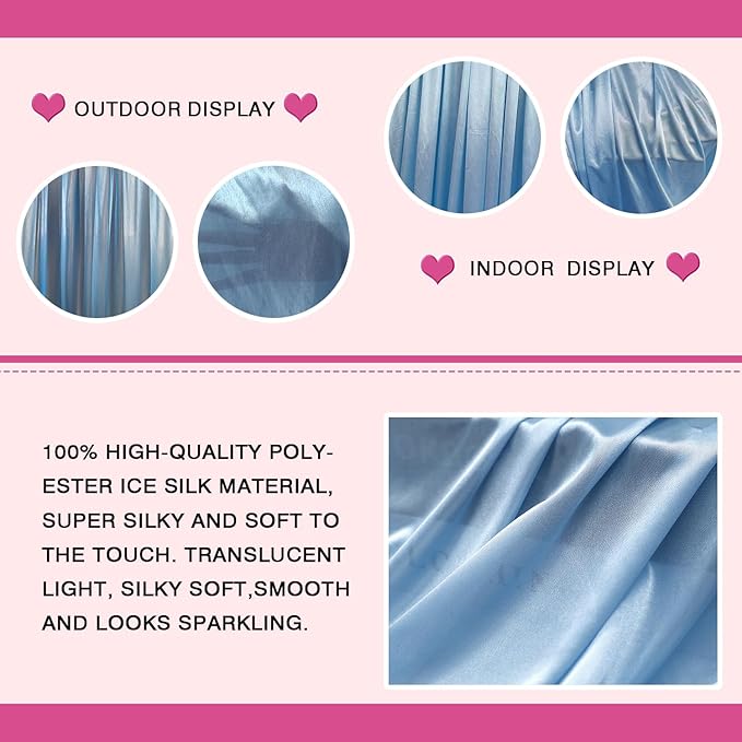 10x10ft Orange Photo Curtains Backdrop Weddings Curtains Orange Wedding Backdrop for Wedding Graduation Birthday Party Photography YUNBSDJ085